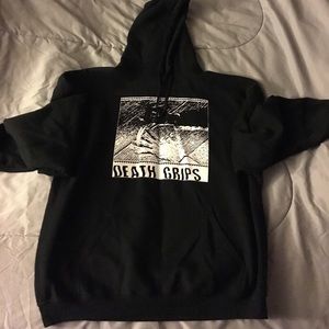 black death grips hoodie